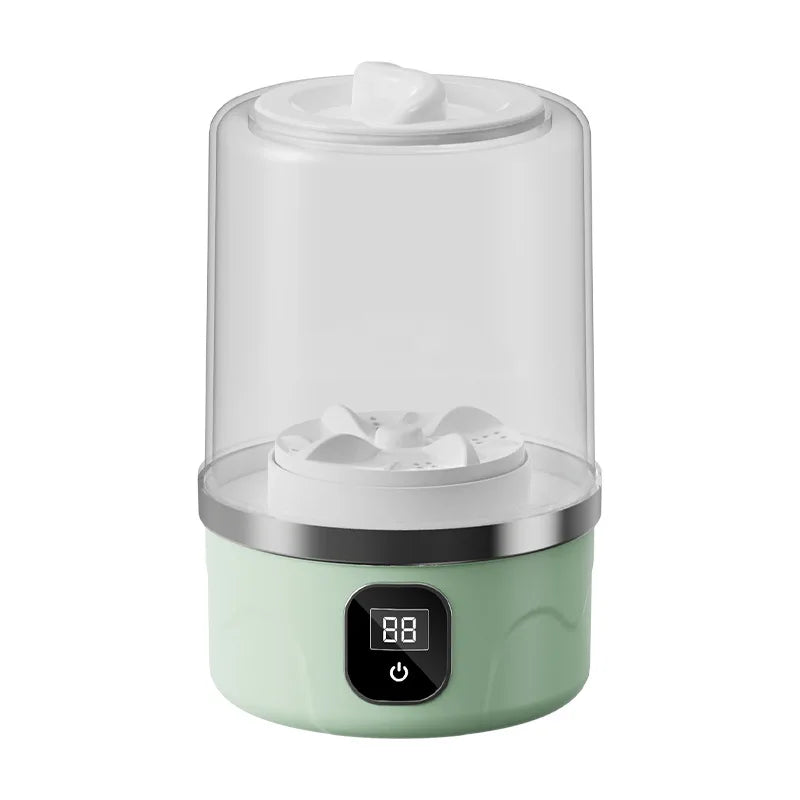 Portable Mini Washing Machine Compact Laundry Washer for Dorms Travel Camping Hotel Apartment Easy Clothes Cleaning