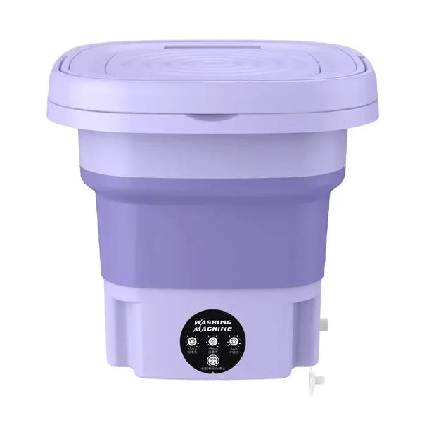 8L Portable Small Foldable Washing Machine with Spin Dryer For Socks Underwear Panties Washer Household Mini Washing Machine